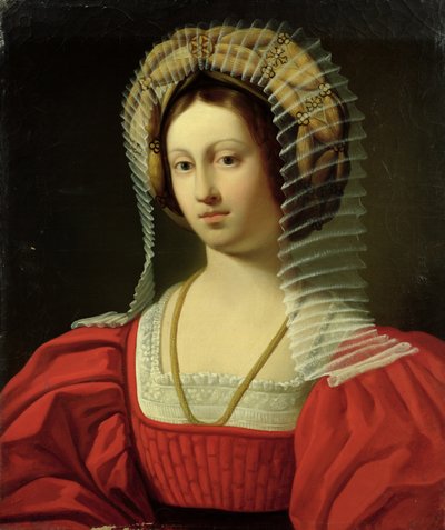 Giovanna I (1326-82) Queen of Naples, 1842 by Amedee Gras